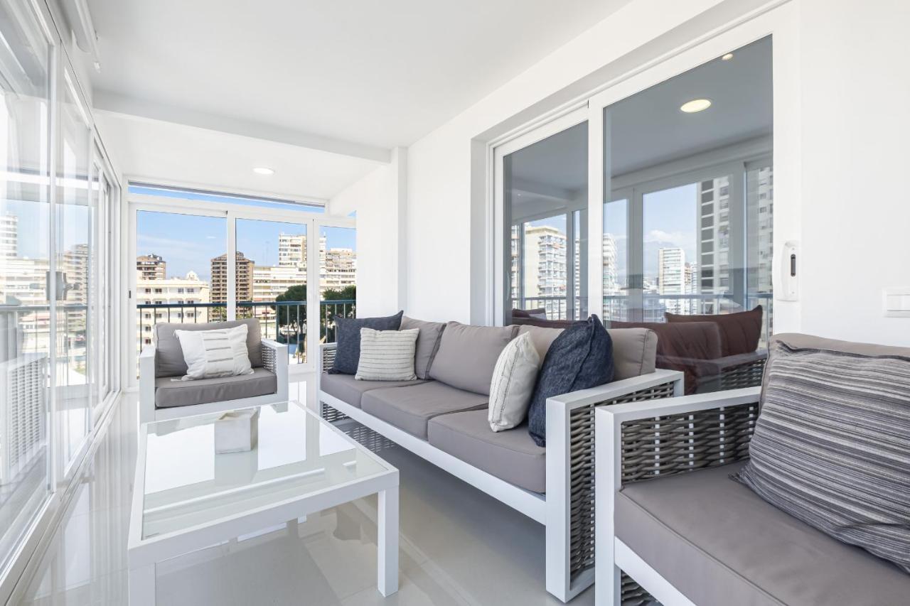 Апартаменты Halcon Deluxe 5-A Бенидорм Экстерьер фото