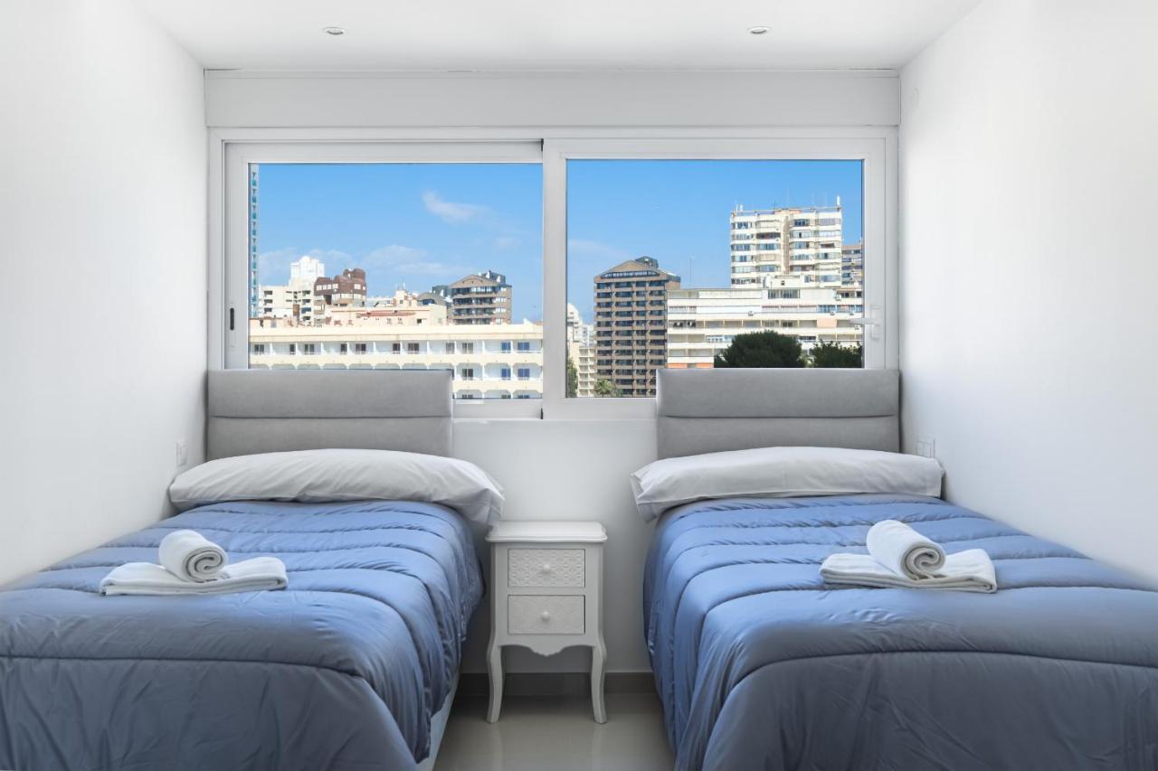 Апартаменты Halcon Deluxe 5-A Бенидорм Экстерьер фото